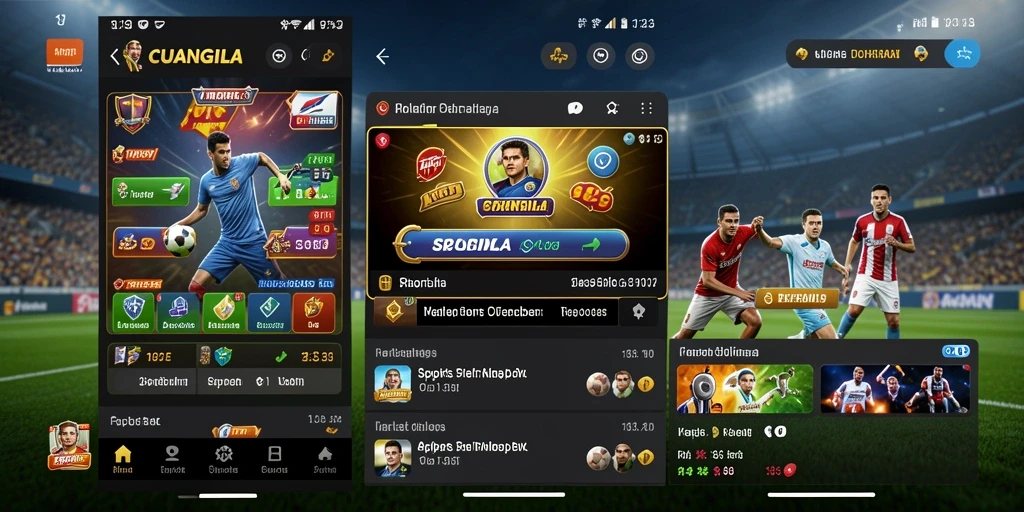 Tampilan screenshot CUANGILA dengan antarmuka Sportsbook yang menarik.