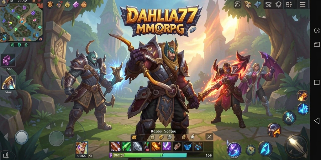 Screenshot DAHLIA77 menampilkan aksi seru dan grafis menawan dalam dunia MMORPG.
