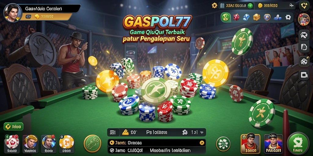 Tampilan gameplay QiuQiu yang menarik di GASPOL77.