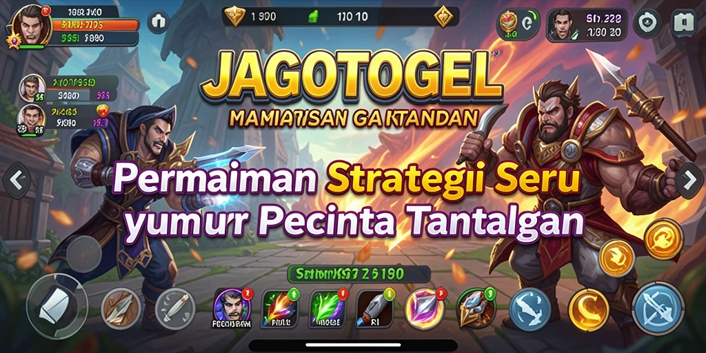Tampilan menarik dari gameplay strategis JAGOTOGEL.