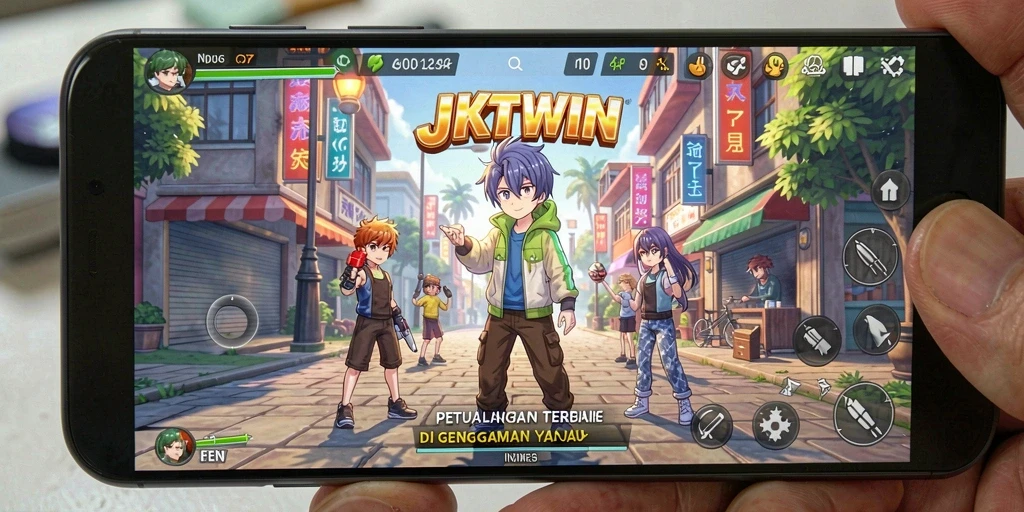 Tampilan gameplay JKTWIN yang memukau dan seru.