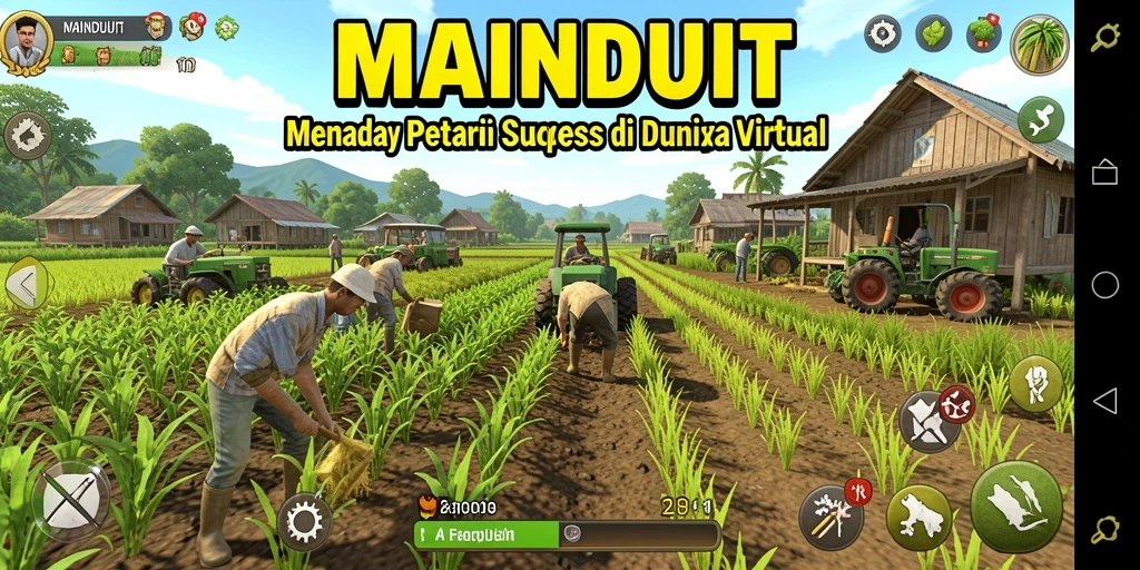 Tampilan gameplay MAINDUIT yang memukau dan interaktif.