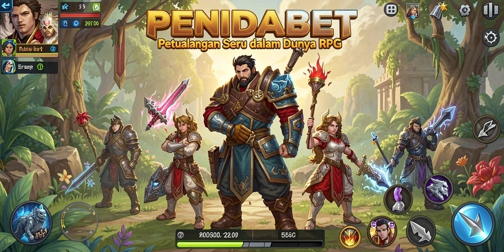 Tangkapan layar gameplay PENIDABET menampilkan aksi petualangan RPG yang seru.