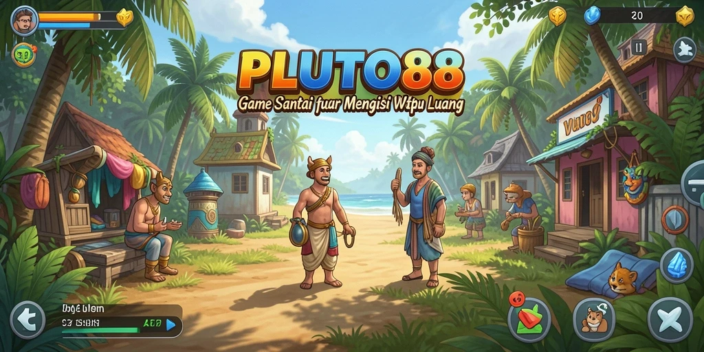Screenshot menunjukkan gameplay seru dan santai dari PLUTO88.