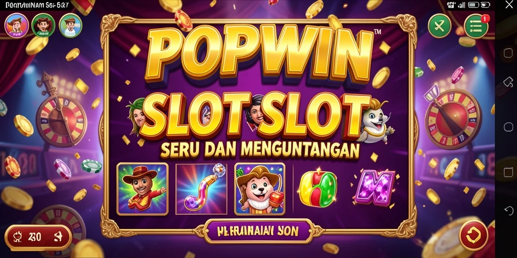 Tampilan gameplay menggembirakan dari <strong>POPWIN</strong> dengan beberapa fitur bonus menarik.