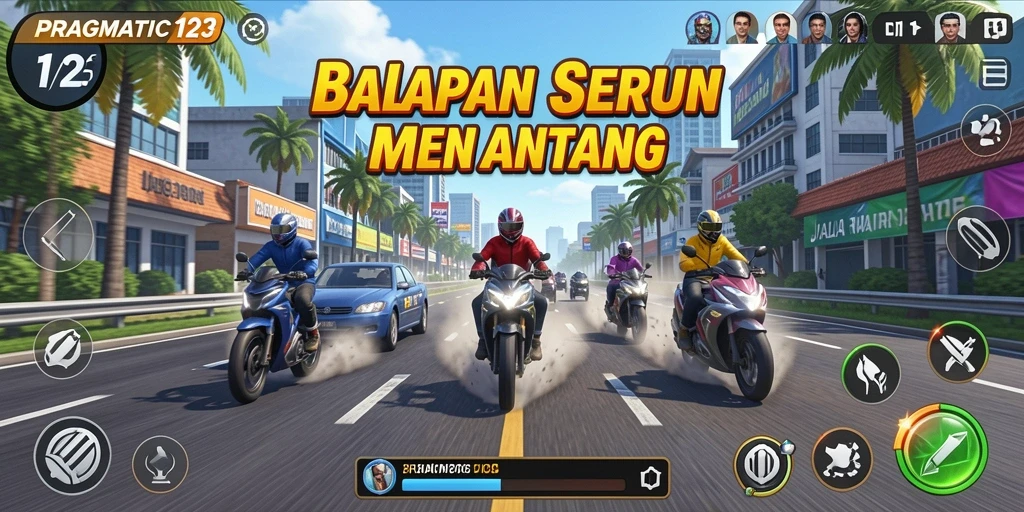 Gameplay balapan menantang di PRAGMATIC123 dengan grafis memukau.