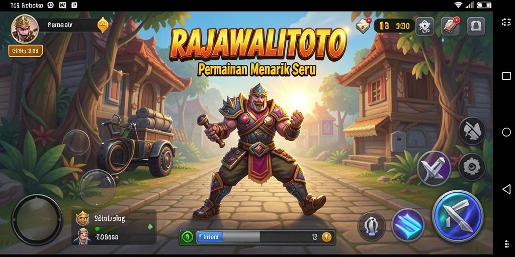 Tangkapan layar RAJAWALITOTO menampilkan aksi gameplay simulasi yang seru.
