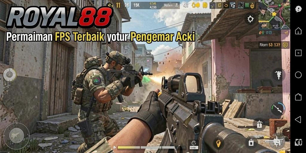 Tampilan aksi seru dalam game ROYAL88 yang memukau.