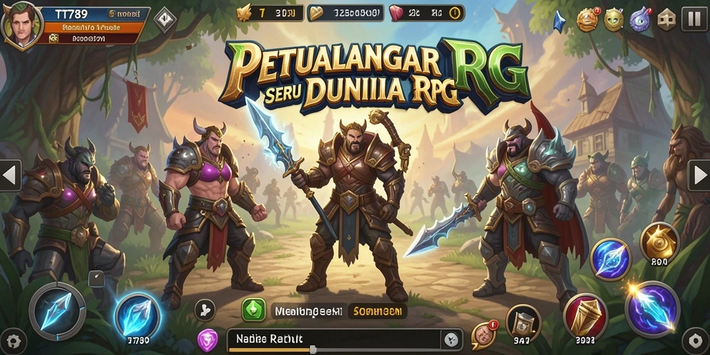 Tampilan gameplay RPG yang mendebarkan dan menarik.