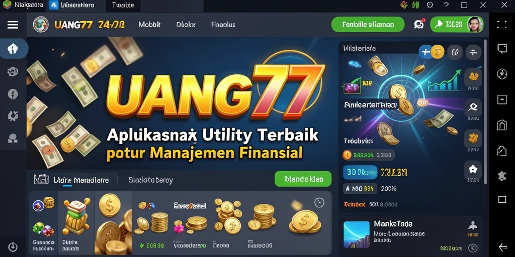 Tangkapan layar UANG77 menunjukkan grafik pengeluaran yang informatif.