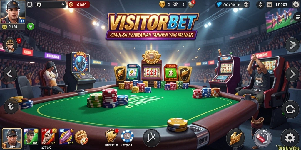 Tampilan gameplay VISITORBET yang seru dan interaktif.